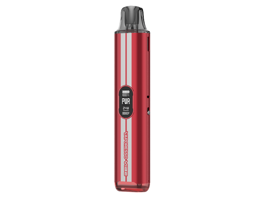 Detailansicht des Vaporesso - Vibe E-Zigaretten Sets, das eine kompakte Bauweise und modernes Design zeigt