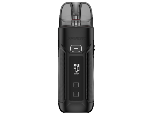 Vaporesso LUXE X Pro E-Zigarette Set mit 1500 mAh Akku, 5ml Tank, 40W Leistung & Mesh Coils, elegant in geschmackvollem Design.