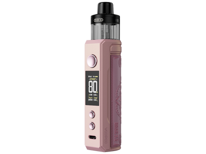 VooPoo Drag X2 E-Zigaretten Set, Großansicht des kompletten Sets auf einem neutralen Hintergrund.