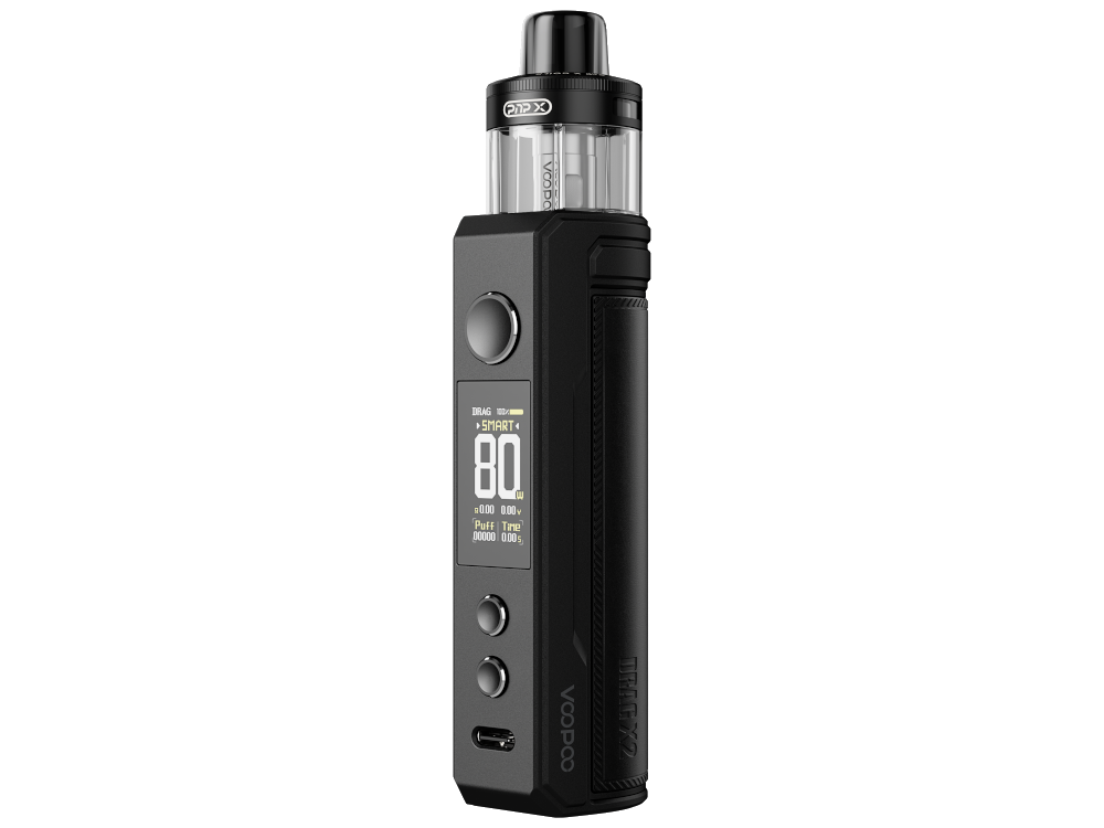 VooPoo - Drag X2 E-Zigaretten Set Mit 80 Watt, 5ml Tank, Top-Airflow & GENE TT 2.0 Chipsatz