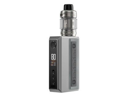 Nahaufnahme des UFORCE-X Clearomizers, der Teil des VooPoo Drag 5 E-Zigaretten Sets ist.