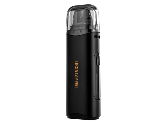 Detailansicht des Lost Vape Ursa Cap Pro Pod E-Zigaretten Sets mit 1.200 mAh Akku und 5-35 Watt Leistung.