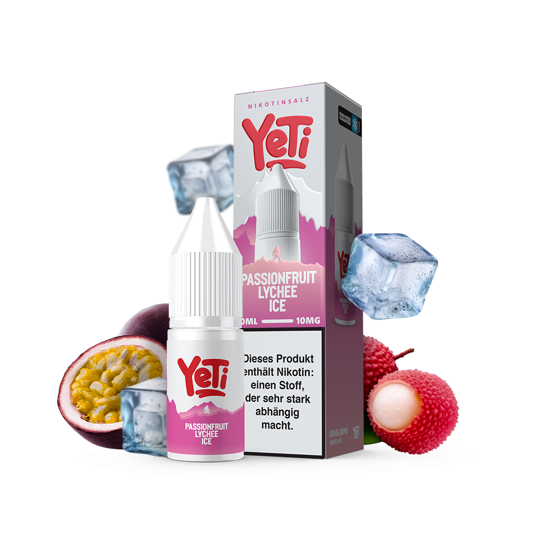 Passionfruit Lychee Ice Overdozed - Yeti Summit Nikotinsalz 10mg