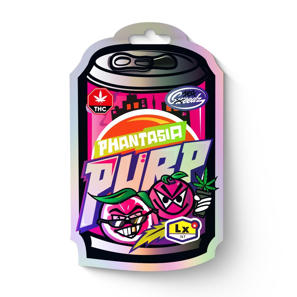 Phantasia Purp - 187 Sweedz - LX - THC Cannabis Samen (3x)