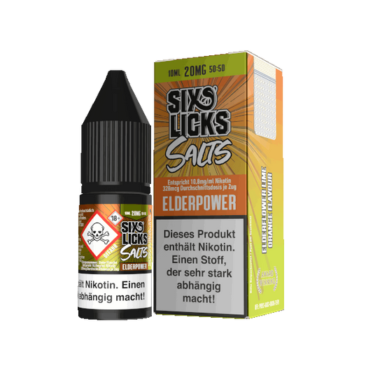 Elderpower - Six Licks Nikotinsalz 10mg