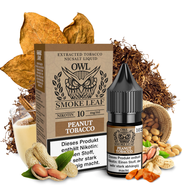 Peanut Tobacco - OWL Smoke Leaf Nikotinsalz 10mg