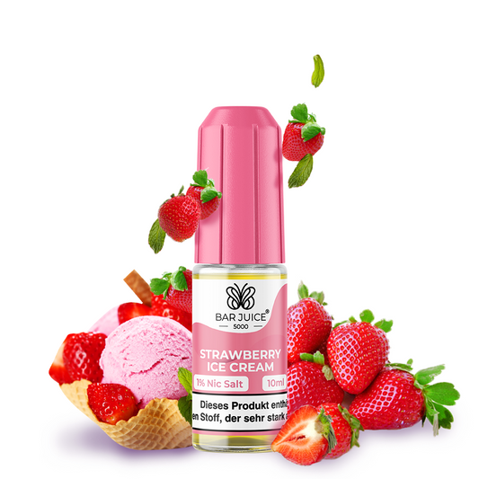 "Strawberry Ice Cream - Bar Juice 5000 Nikotinsalz" 10mg