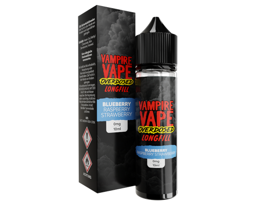 Vampire Vape - Overdosed - Longfills 10 ml - Blueberry Raspberry Strawberry