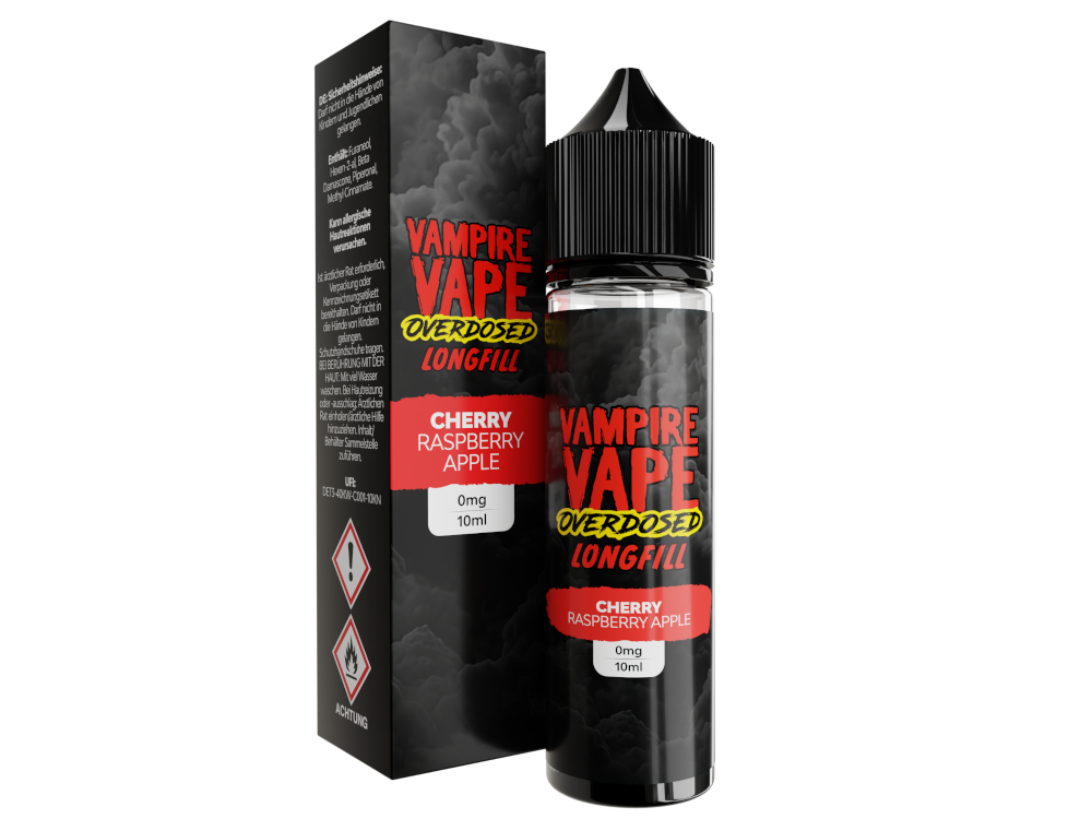 Vampire Vape - Overdosed - Longfills 10 ml - Cherry Raspberry Apple