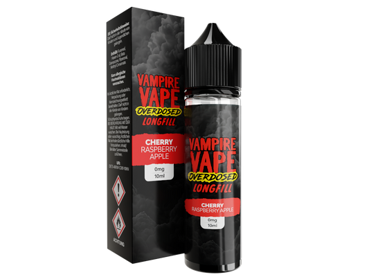 Vampire Vape - Overdosed - Longfills 10 ml - Cherry Raspberry Apple