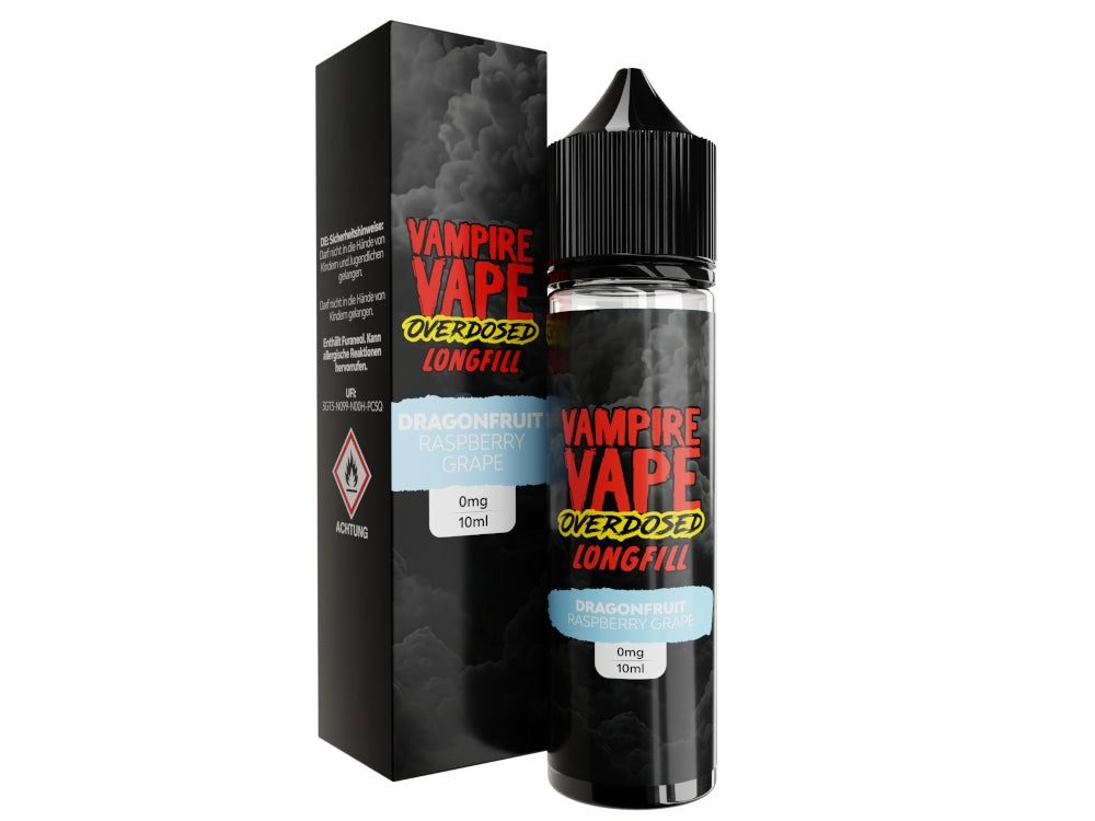 Vampire Vape - Overdosed - Longfills 10 ml - Dragonfruit Raspberry Grape
