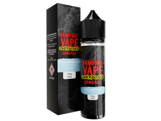 Vampire Vape - Overdosed - Longfills 10 ml - Dragonfruit Raspberry Grape
