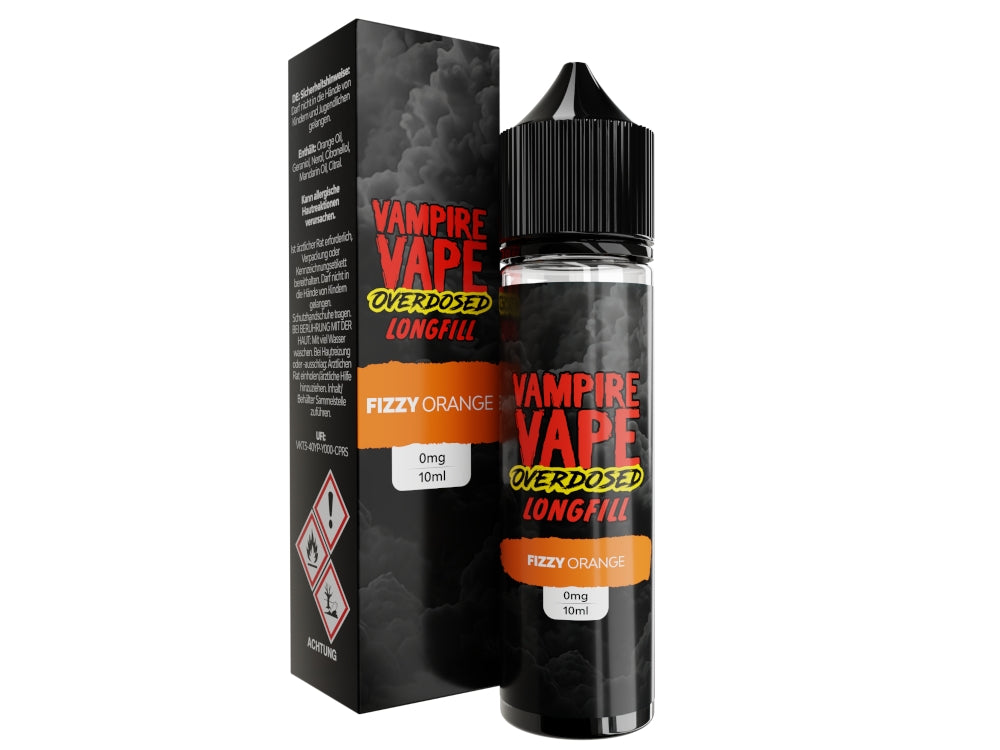 Vampire Vape - Overdosed - Longfills 10 ml - Fizzy Orange