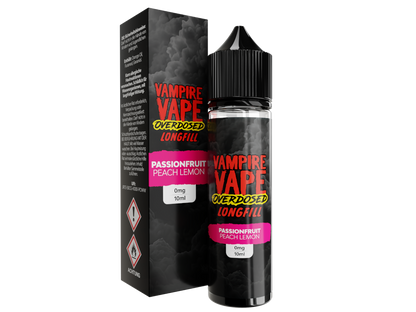 Vampire Vape - Overdosed - Longfills 10 ml - Passionfruit Peach Lemon