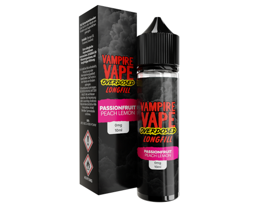 Vampire Vape - Overdosed - Longfills 10 ml - Passionfruit Peach Lemon