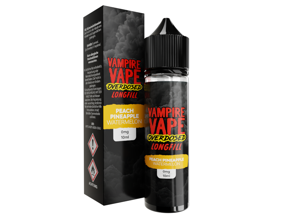 Vampire Vape - Overdosed - Longfills 10 ml - Peach Pineapple Watermelon