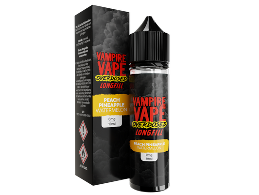 Vampire Vape - Overdosed - Longfills 10 ml - Peach Pineapple Watermelon