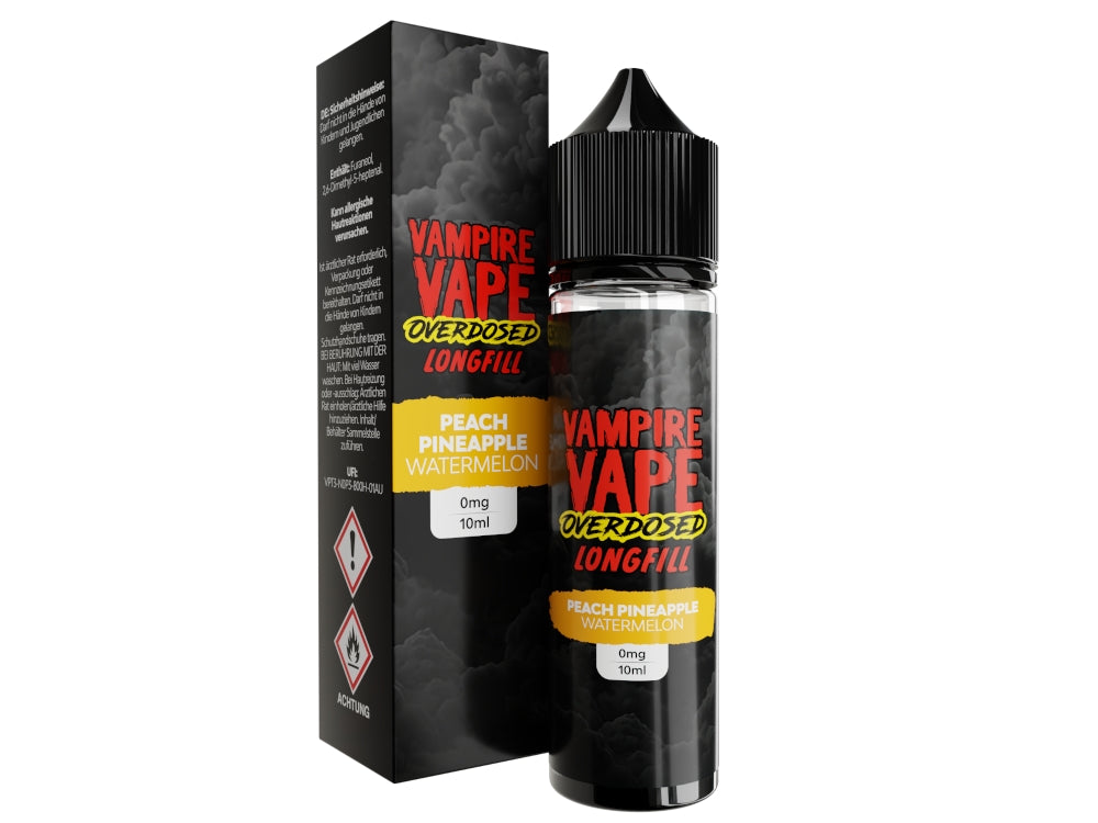 Vampire Vape - Overdosed - Longfills 10 ml - Peach Pineapple Watermelon