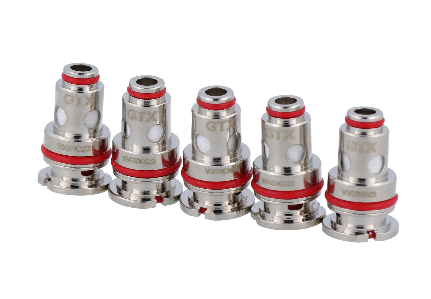 Widerstandstabelle der Vaporesso GTX Mesh Heads, zeigt die Leistungseinstellungen von 0,2 Ohm bis 1,2 Ohm für besten Dampfgenuss.