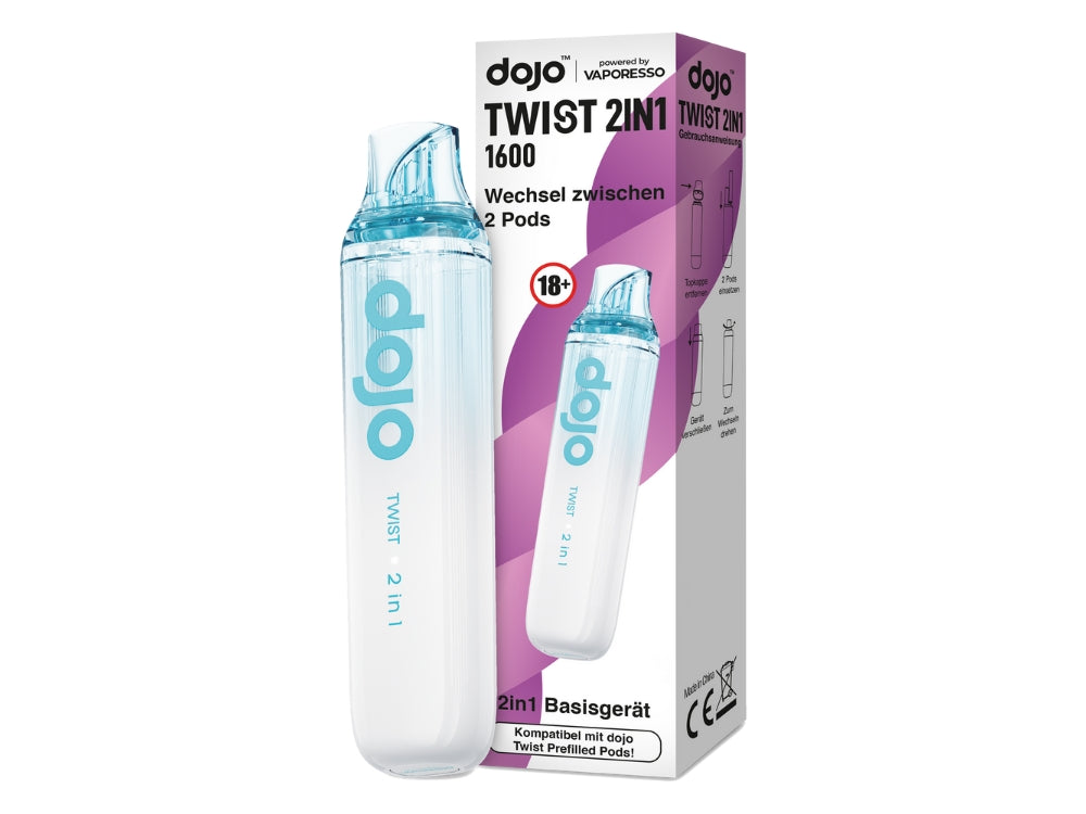 Vaporesso Dojo Twist 2in1 Akku 950 mAh - Benutzerfreundlichkeit und Flexibilität beim Dampfen.