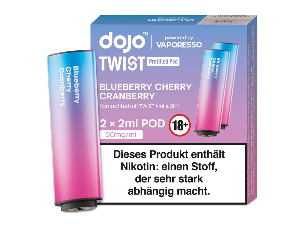 Vaporesso - Dojo - Twist Pod 20 mg/ml (2 Stück pro Packung)