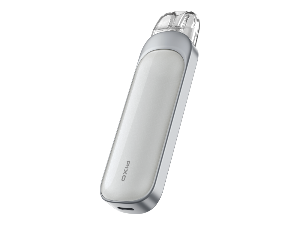 Detaillierte technische Daten der Aspire Pixo E-Zigarette auf einem übersichtlichen Layout.