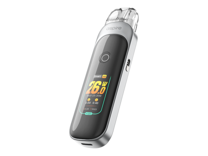 Aspire Pixo E-Zigarette zusammen mit einer Auswahl an Liquids auf einem stilvollen Untergrund.