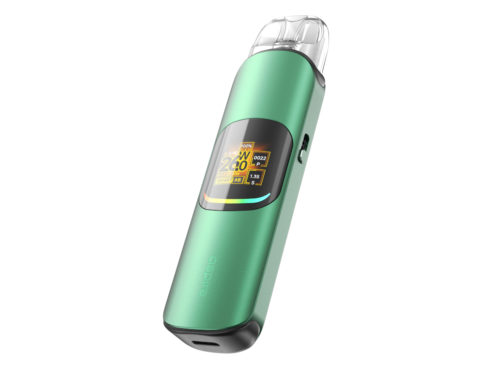 Verpackungseinheit der Aspire - Pixo Neo E-Zigaretten Set von RavenSmoke DE, zeigt alle enthaltenen Komponenten und Zubehör.