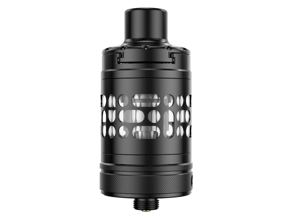 Detailansicht des Aspire - Nautilus 3SR Clearomizer Set, inklusive vorinstalliertem 0,3 Ohm Nautilus Meshed Head und 1,8 Ohm Nautilus BVC Head. 