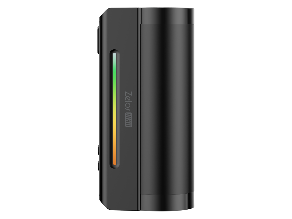 Aspire Zelos M80 Box Mod: 0,96 Zoll TFT-Farbdisplay, das alle Vaping-Parameter auf einen Blick anzeigt.