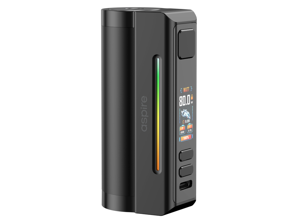 Verschiedene Ausgabemodi des Aspire Zelos M80: VW, VV, Bypass, TC & CPS für individuelles Dampferlebnis.