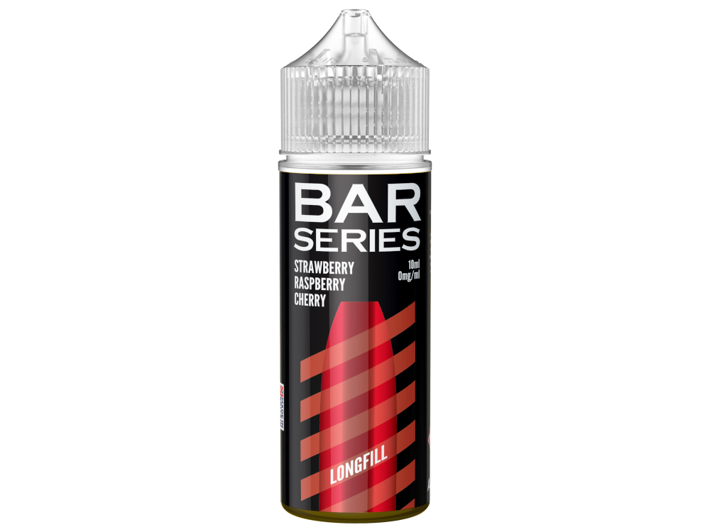 Wolkengeschmack von Erdbeere, Himbeere und Kirsche im Bar Series Longfills 10 ml Aroma, perfekt für Dampfer.