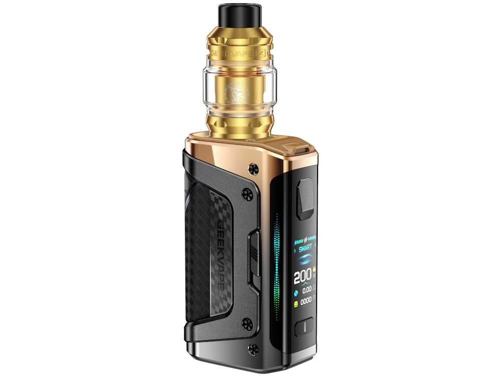 GeekVape Aegis Legend 5 E-Zigaretten Set, zeigt verschiedene Farben und Modelle für stilvolles Dampfen