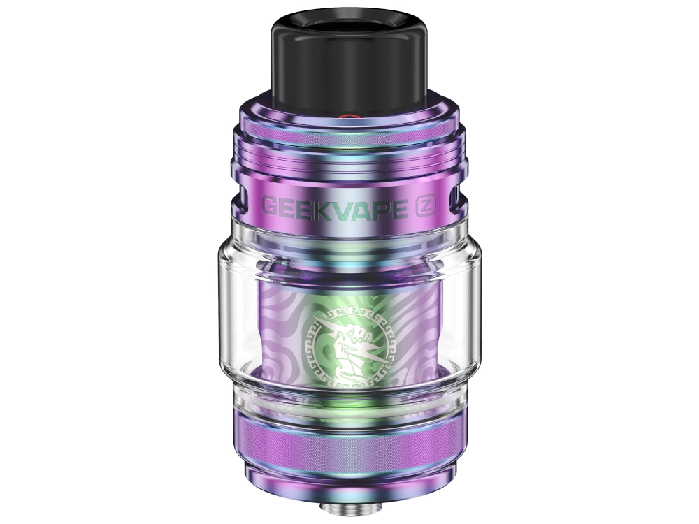 Blick auf die GeekVape - Z Fli 2 Clearomizer Set und Zubehör, perfekt für Dampfer jedes Erfahrungslevels.