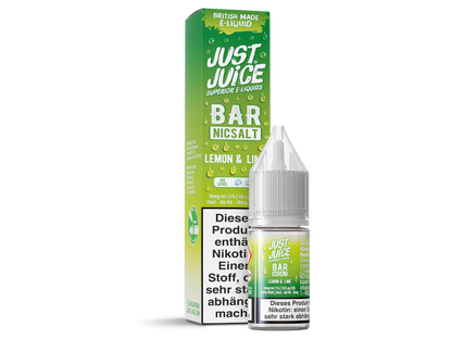 Just Juice - Bar - Nikotinsalz Liquid - Lemon & Lime