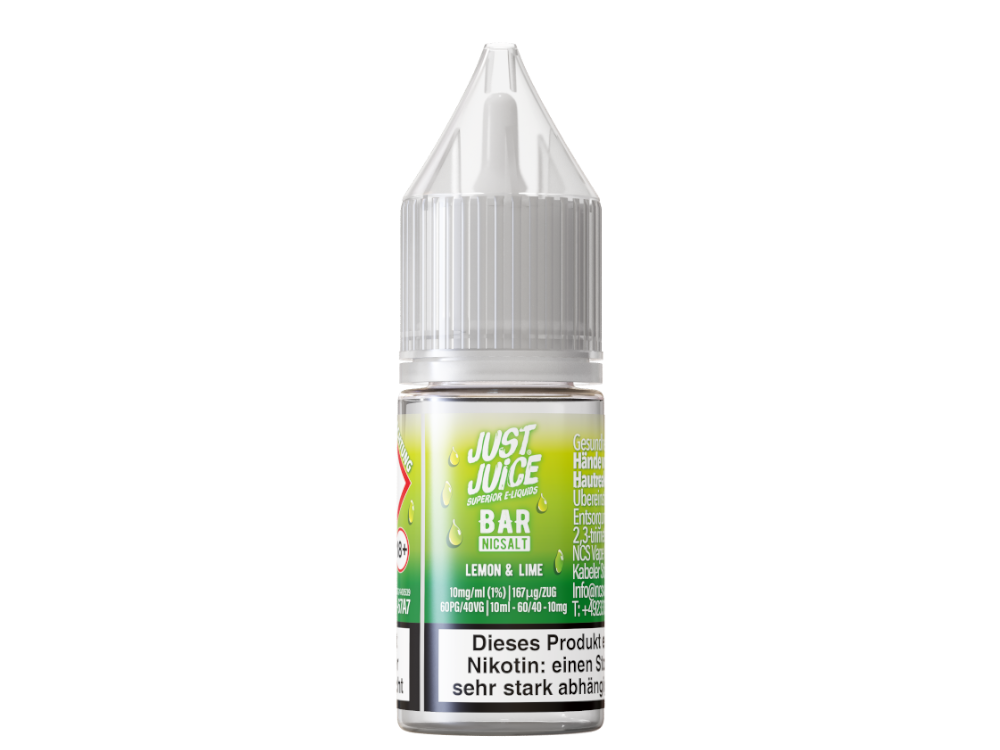 Just Juice - Bar - Nikotinsalz Liquid - Lemon & Lime