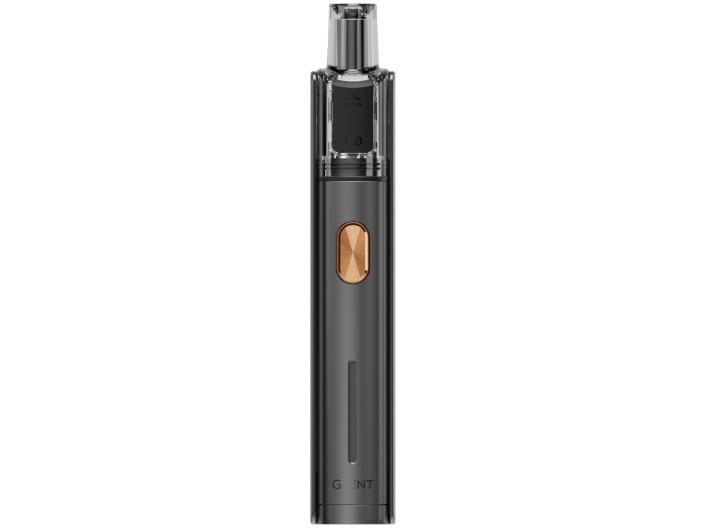  seitlich platziertes Schieberegler der JustFog - Glent E-Zigarette für Airflow Control.