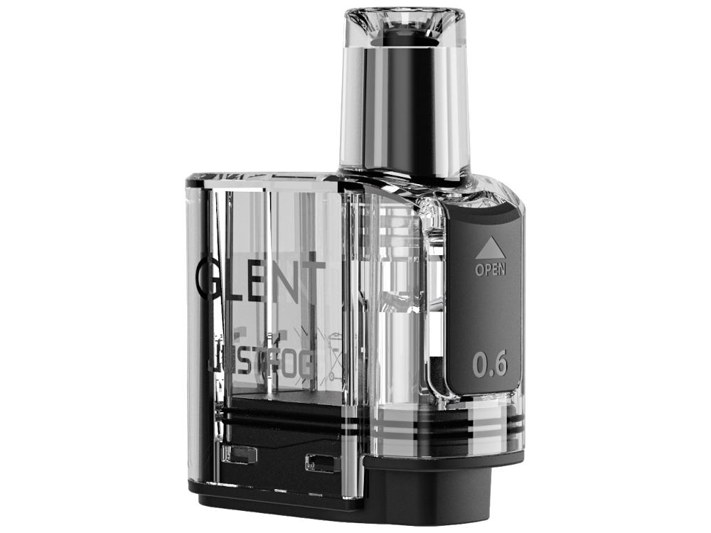 JustFog GLENT Pod mit Head - Zubehör für Dampfer, ideal für optimalen Geschmack und Dampfleistung
