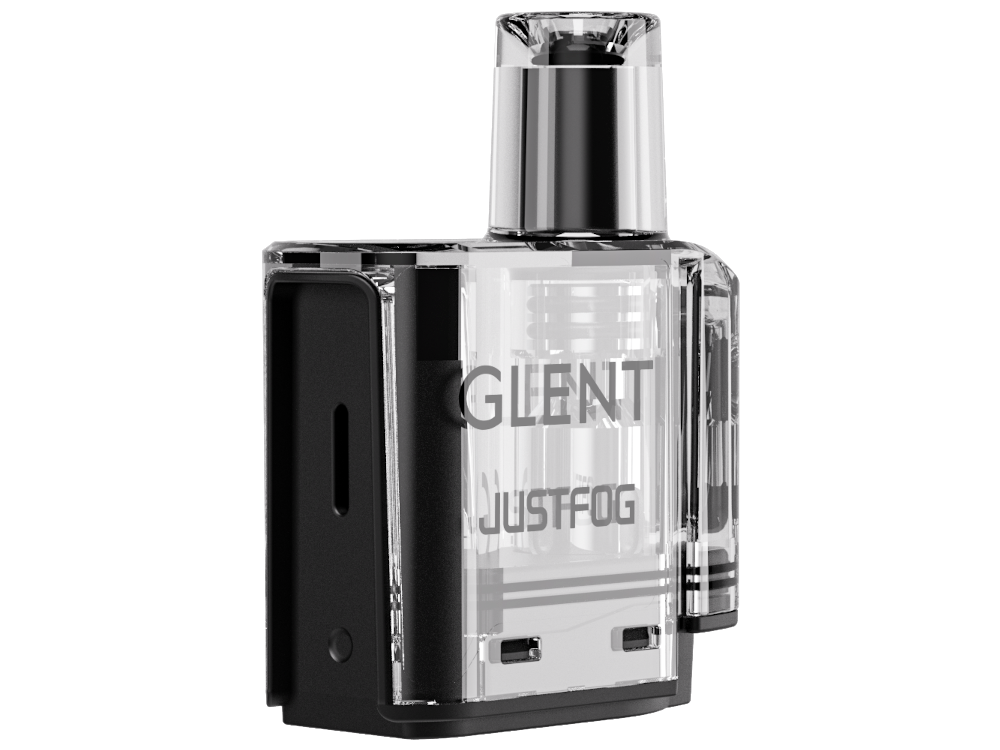 JustFog GLENT Pod mit Head - Sichtbarer Tank mit 3,5 ml Kapazität für einfache Liquidüberprüfung