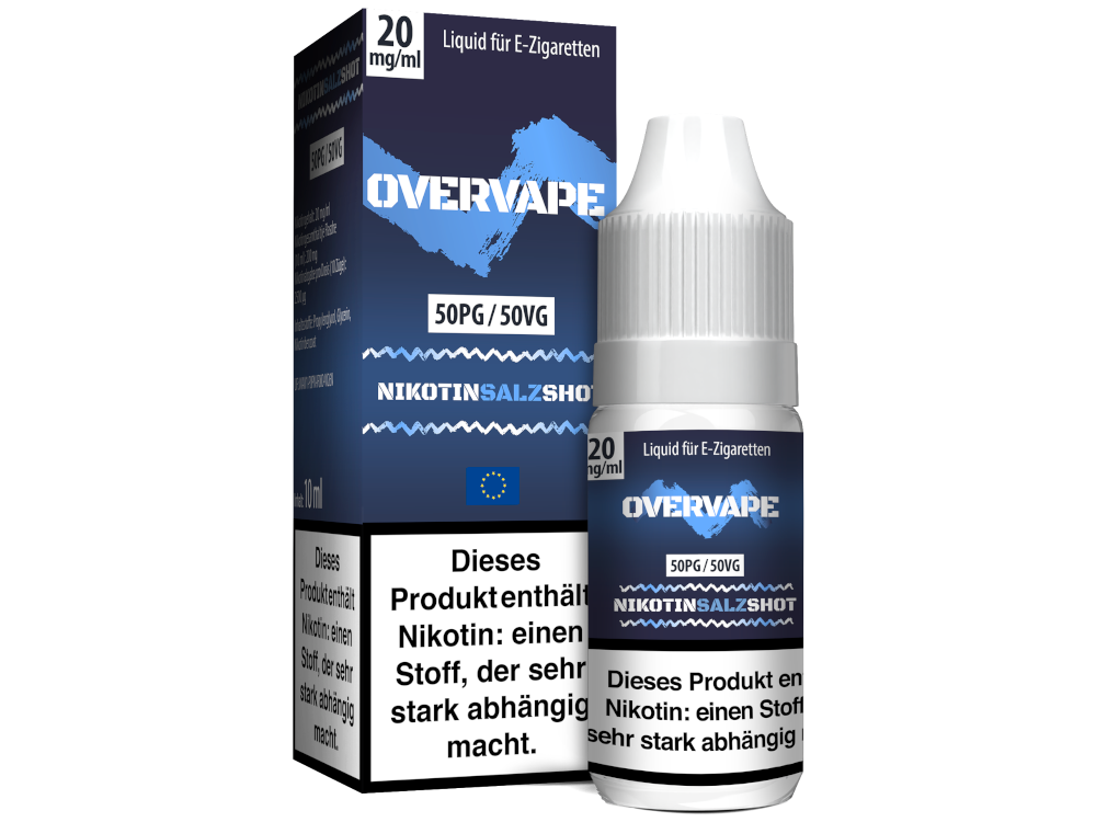 Overvape - Nikotinsalz Shot - 50PG/50VG