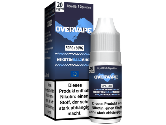 Overvape - Nikotinsalz Shot - 50PG/50VG