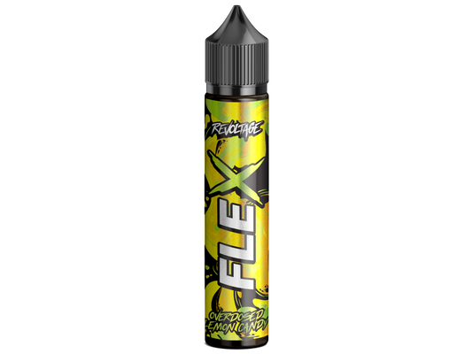 Revoltage Flex Longfills Zitronenbonbon Aroma für E-Liquids in einer 75 ml Flasche - Ideal für individuelles Mischen und nikotinfrei.