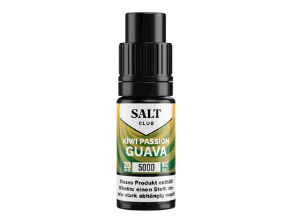 Salt Club - 5000 - Nikotinsalz Liquid 20 mg/ml - Kiwi Passion Guava