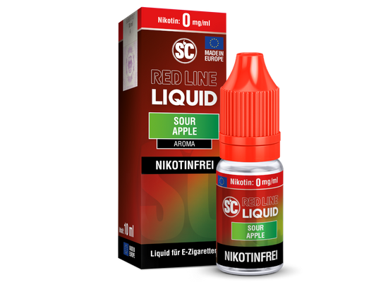 SC - Red Line - Sour Apple - Nikotinsalz Liquid