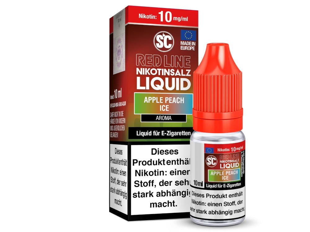 SC - Red Line - Apple Peach Ice - Nikotinsalz