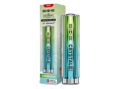 SKE Crystal Plus MAX Akku 850 mAh mit Airflow Control und Zugautomatik – USB-C Aufladung