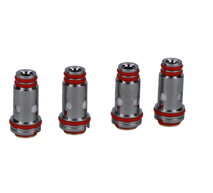 Uwell Whirl 1,8 Ohm Verdampferköpfe, ideal für moderates Dampfen, enthält 4 Stück pro Packung.