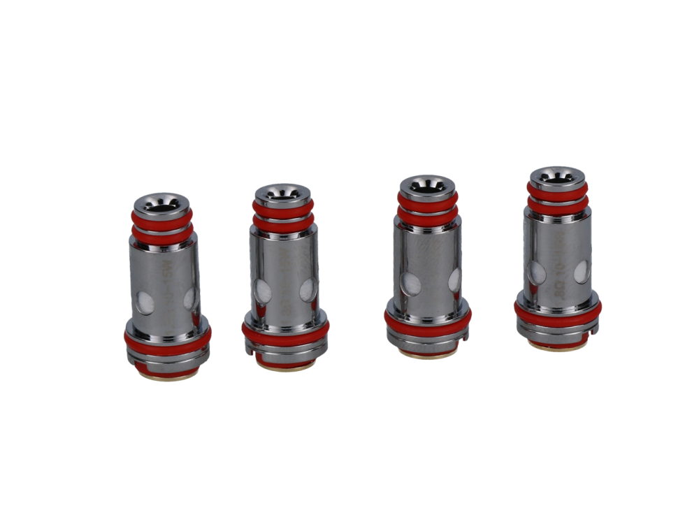Uwell Whirl 0,6 Ohm Verdampferköpfe, perfekt für direktes Lungendampfen, inklusive 4 Stück pro Packung.