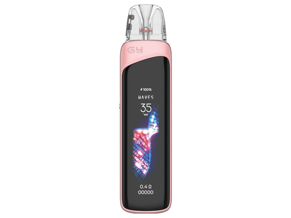 Uwell Caliburn G4 Pro E-Zigaretten Set zeigt den praktischen USB-C Anschluss zum schnellen Laden.