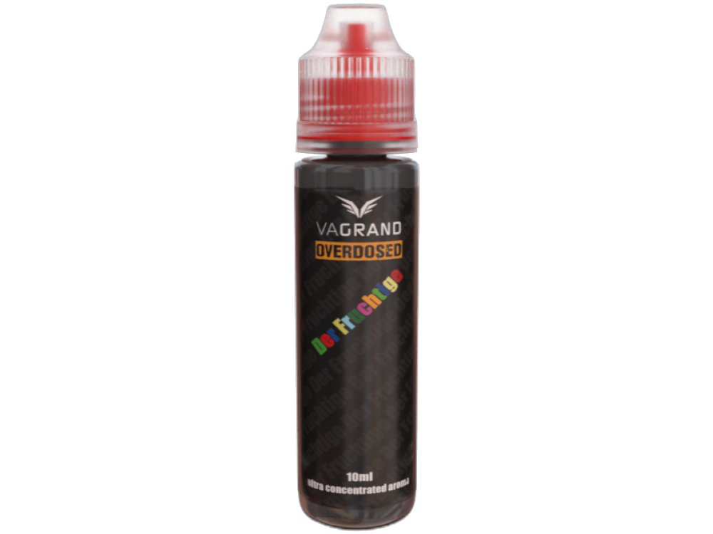Vagrand - Overdosed - Aroma 10 ml - Der Fruchtige, Hochwertiges E-Liquid Aroma für Pod Systeme mit intensiviertem Fruchtgeschmack.